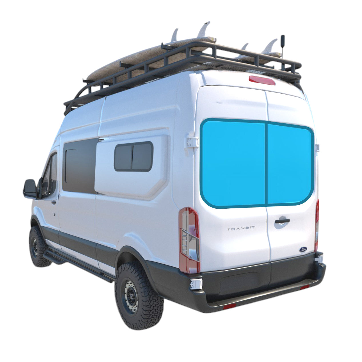 The Wanderful Rear Window Cover Set - Ford Transit 2015+