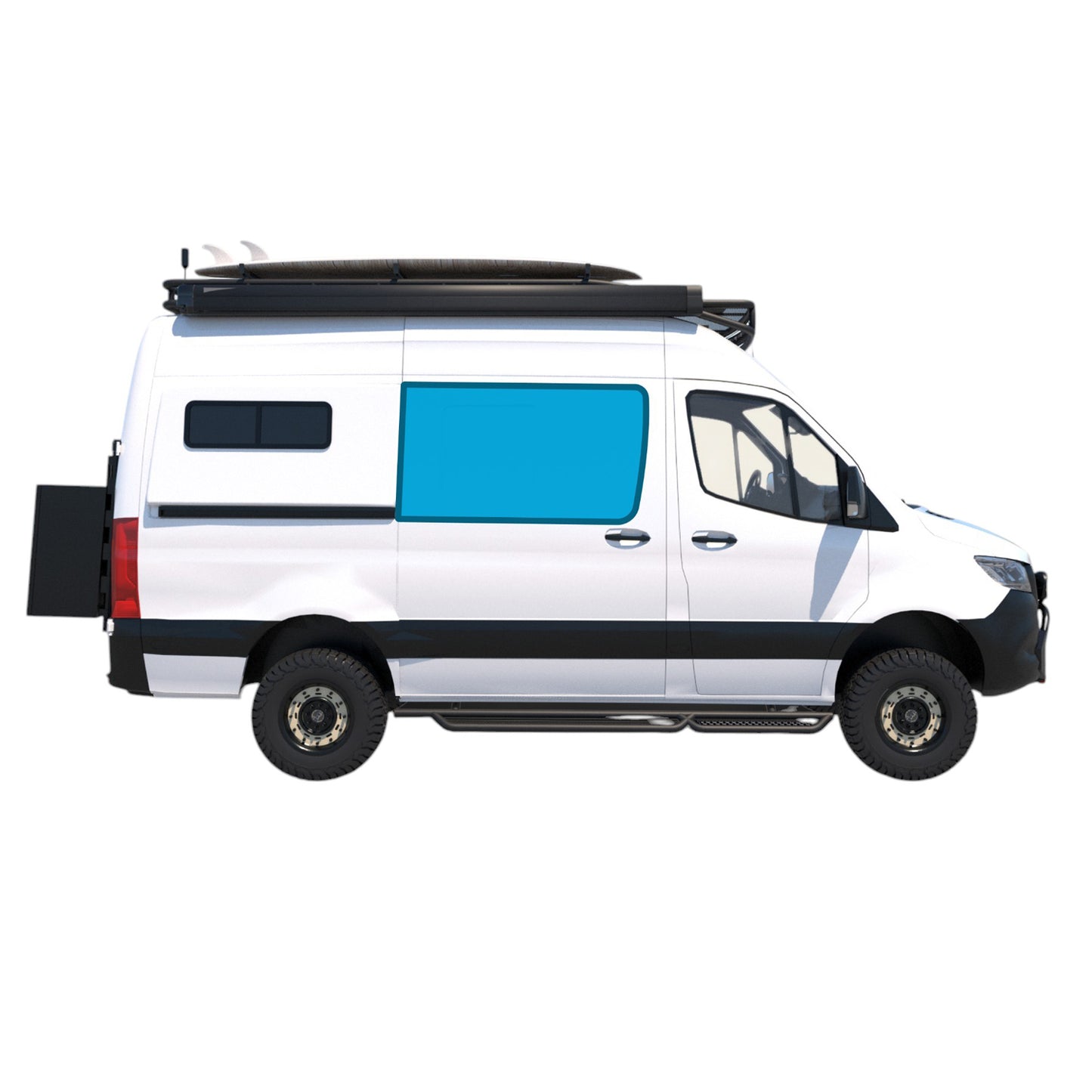 The Wanderful Sliding Door Window Cover - Mercedes Sprinter 2007+
