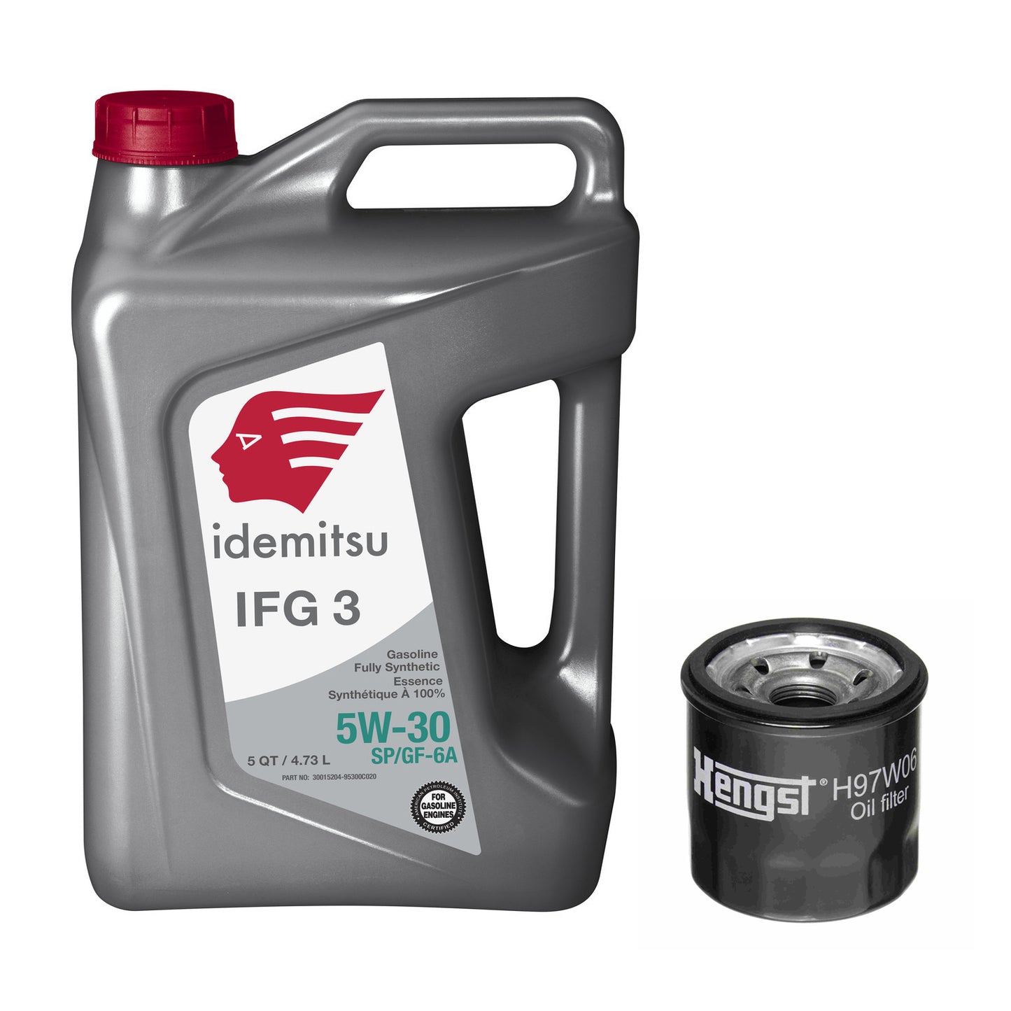 Subaru EJ22/EJ25 Vanagon Oil Service Kit - Idemitsu Full Synthetic IFG 3 5W-30 (5qt)