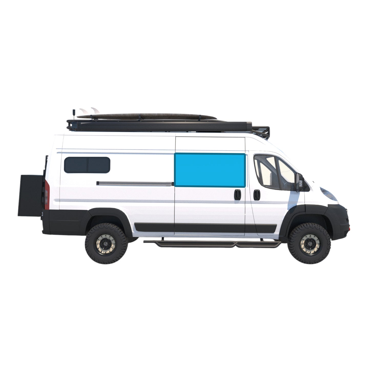 The Wanderful Sliding Door Window Cover - Dodge RAM Promaster 2014+