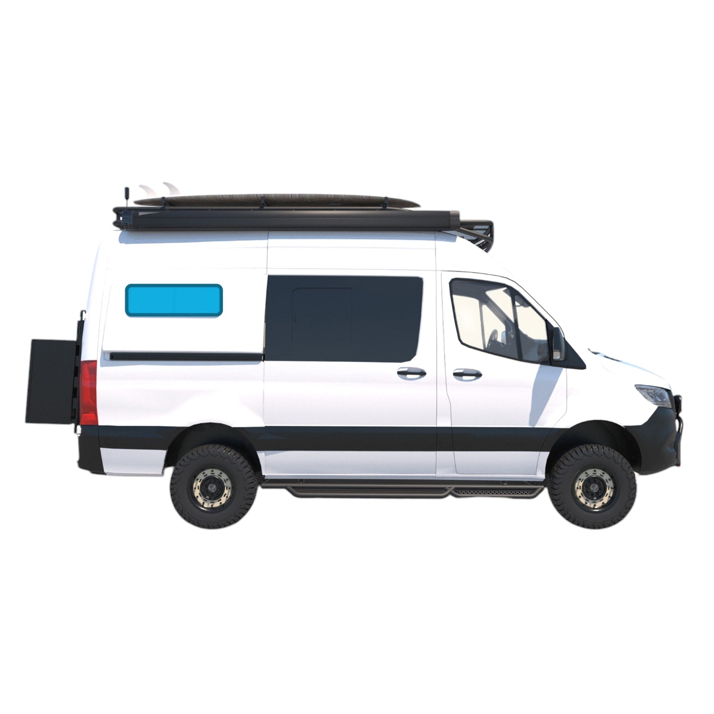 The Wanderful Bunk Window Cover - AMA 9.5 x 30.75 Slider Window (UBW-RV-HSS P)