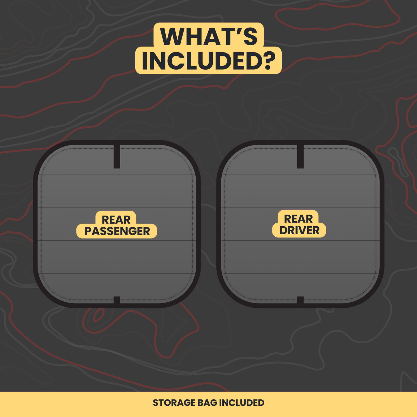 The Wanderful Rear Window Cover Set - Dodge Promaster 2014+