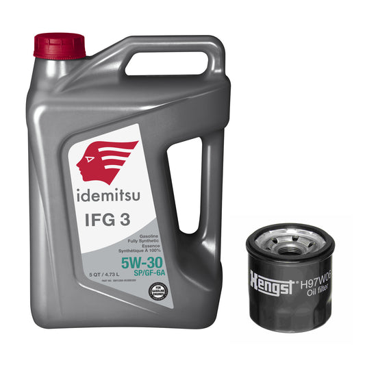 Subaru EJ22/EJ25 Vanagon Oil Service Kit - Idemitsu Full Synthetic IFG 3 5W-30 (5qt)