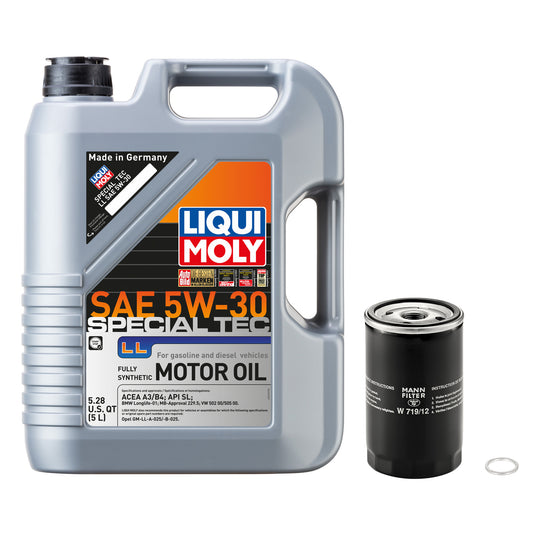 WBX 2.1L Vanagon Oil Service Kit - Liqui Moly Special Tec LL SAE 5W-30