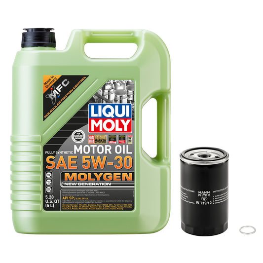 WBX 2.1L Vanagon Oil Service Kit - Liqui Moly Molygen New Gener­a­tion SAE 5W-30