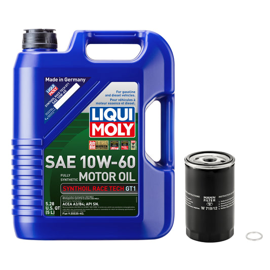 WBX Vanagon Oil Service Kit - Liqui Moly Synthoil Race Tech GT1 SAE 10W-60