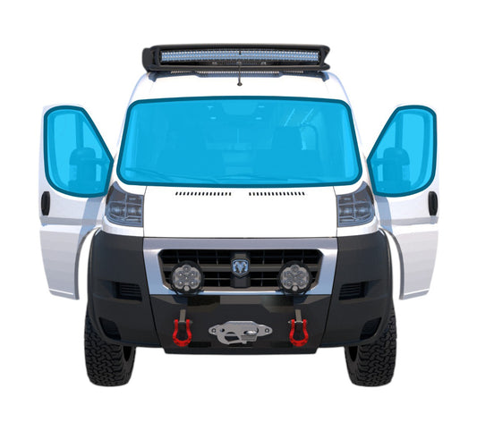 The Wanderful Front Cab Window Cover Set - Dodge RAM Promaster 2014+